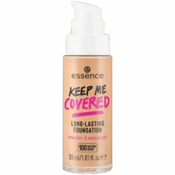 Keep Me Covered Long-Lasting Foundation -Pure Beauty Shop 4059729386052 Image FrontViewFullOpenessenceKEEPMECOVEREDLONG LASTINGFOUNDATION100