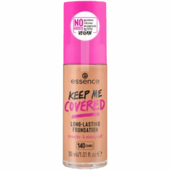 Keep Me Covered Long-Lasting Foundation -Pure Beauty Shop 4059729386212 Image FrontViewClosedessenceKEEPMECOVEREDLONG LASTINGFOUNDATION140