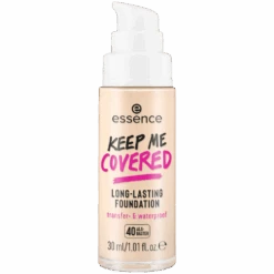 Keep Me Covered Long-Lasting Foundation -Pure Beauty Shop 4059729386571 Image FrontViewFullOpenessenceKEEPMECOVEREDLONG LASTINGFOUNDATION40