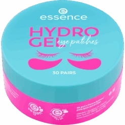 Hydro Gel Eye Patches 30 Pairs 8 Hydro Gel Eye Patches 30 Pairs -Pure Beauty Shop 4059729394255 essenceHYDROGELeyepatches30PAIRS Website ProductFrontViewClosed