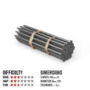 Galvanised Bending Nails - 2.5 Star Difficulty -Pure Beauty Shop 60d nails steel bending spec sheet