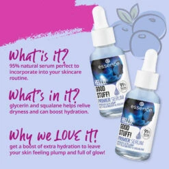 HELLO, GOOD STUFF! HYDRATE & PLUMP FACE SERUM -Pure Beauty Shop Hydrate Plump Wellness Infographics Updated Image