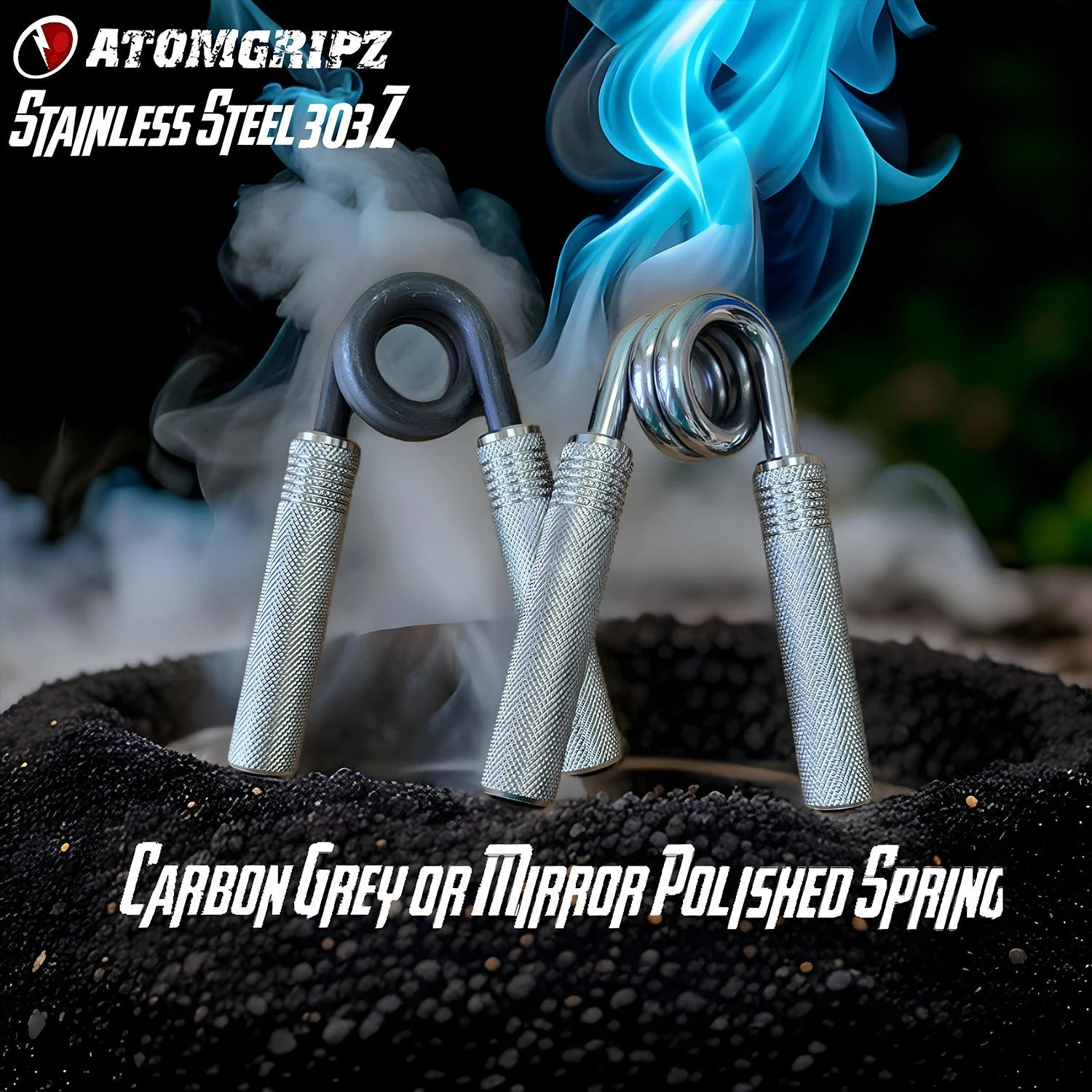 Official AtomGripz Hand Grippers - Stainless Steel 303z 7 Official AtomGripz Hand Grippers - Stainless Steel 303z - Image 5