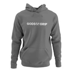 Gods Of Grip Hoodie -Pure Beauty Shop charcoal hoodie front