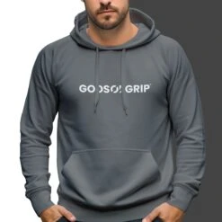 Gods Of Grip Charcoal Hoodie -Pure Beauty Shop charcoal hoodie model