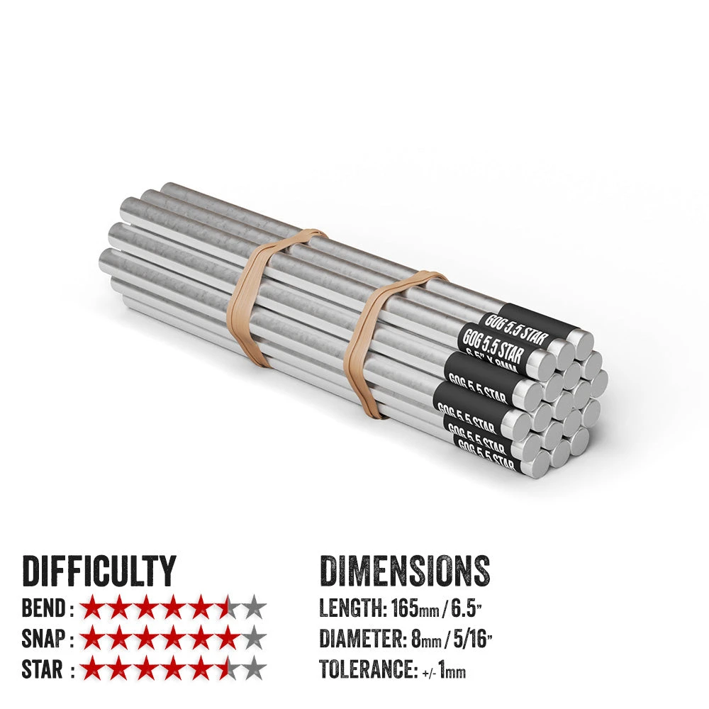 GOG Short Steel Bars - 5.5 Star Difficulty 3 GOG Short Steel Bars - 5.5 Star Difficulty
