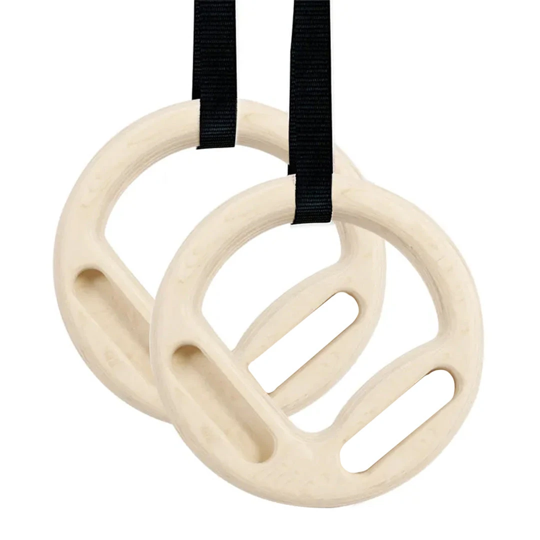 Gymnastics Rings With Finger Holds 3 Gymnastics Rings With Finger Holds