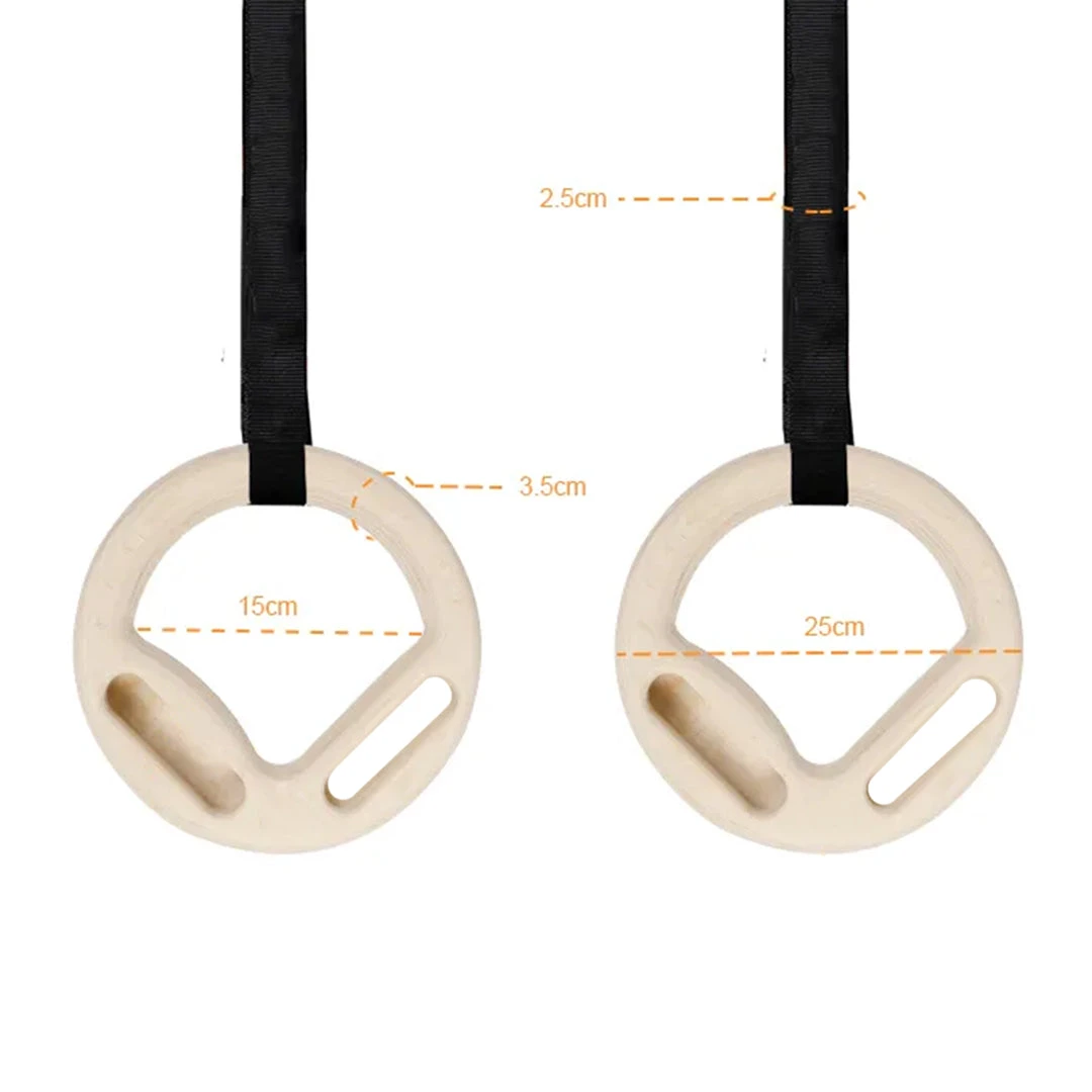 Gymnastics Rings With Finger Holds 5 Gymnastics Rings With Finger Holds - Image 3