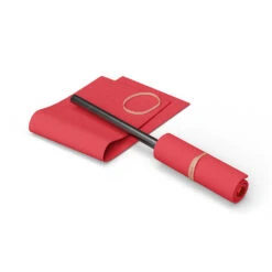 Suede Leather Steel Bending Wraps -Pure Beauty Shop steel bending wraps red